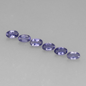 Iolite naturale blu da  ct, taglio ovale, VS