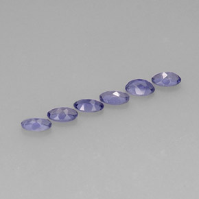 Iolite naturale blu da  ct, taglio ovale, VS