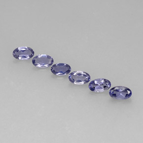 Iolite naturale blu da  ct, taglio ovale, VS