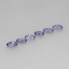 Iolite naturale blu da  ct, taglio ovale, VS