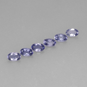 Iolite naturale blu da  ct, taglio ovale, VS