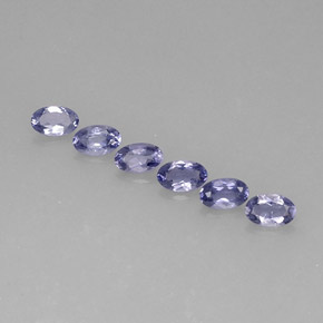 Iolite naturale blu da  ct, taglio ovale, VS