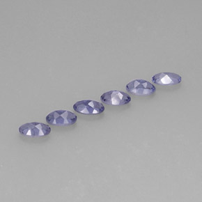 Iolite naturale blu da  ct, taglio ovale, VS