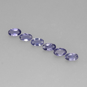 Iolite naturale blu da  ct, taglio ovale, VS