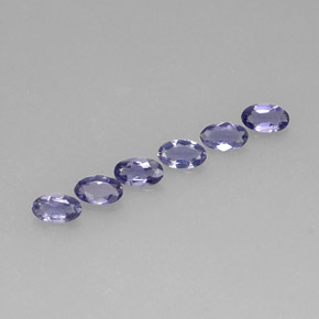 Iolite naturale blu da  ct, taglio ovale, VS