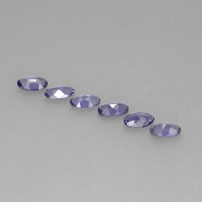 Iolite naturale blu da  ct, taglio ovale, VS