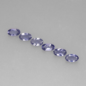 Iolite naturale blu da  ct, taglio ovale, VS