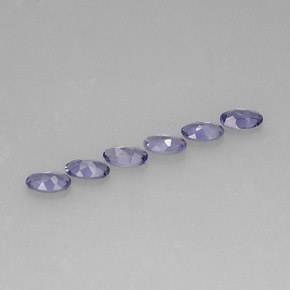Iolite naturale blu da  ct, taglio ovale, VS