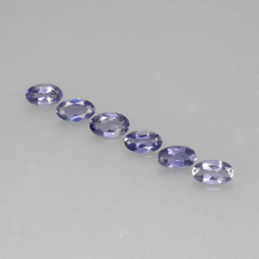 Iolite naturale blu da  ct, taglio ovale, VS