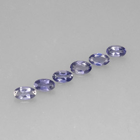 Iolite naturale blu da  ct, taglio ovale, VS