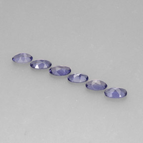 Iolite naturale blu da  ct, taglio ovale, VS