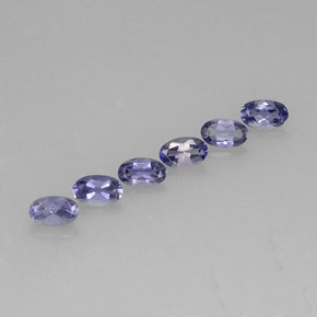 Iolite naturale blu da  ct, taglio ovale, VS
