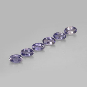 Iolite naturale blu da  ct, taglio ovale, VS