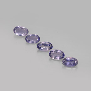 Iolite naturale blu da  ct, taglio ovale, VS