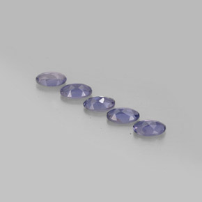 Iolite naturale blu da  ct, taglio ovale, VS
