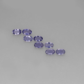 Iolite naturale blu da  ct, taglio ovale, VS