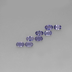 Iolite naturale blu da  ct, taglio ovale, VS