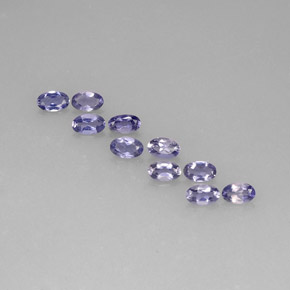 Iolite naturale blu da 1,93 ct, taglio ovale, VS