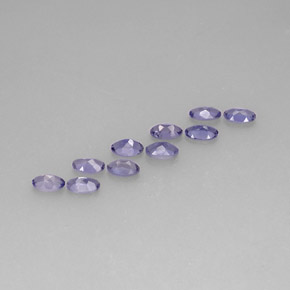 Iolite naturale blu da 1,93 ct, taglio ovale, VS