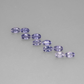 Iolite naturale blu da  ct, taglio ovale, VS