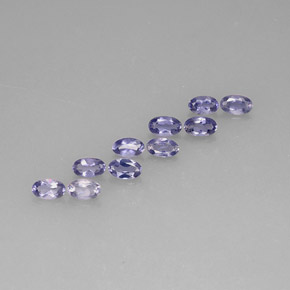 Iolite naturale blu da  ct, taglio ovale, VS