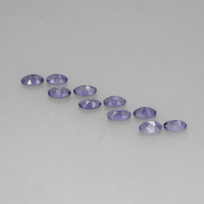 Iolite naturale blu da  ct, taglio ovale, VS
