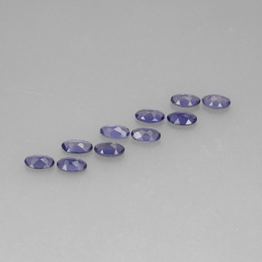 Iolite naturale blu da  ct, taglio ovale, VS