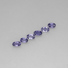 Iolite naturale blu da  ct, taglio ovale, VS