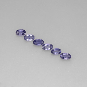 Iolite naturale blu da  ct, taglio ovale, VS