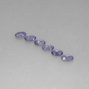 Iolite naturale blu da  ct, taglio ovale, VS