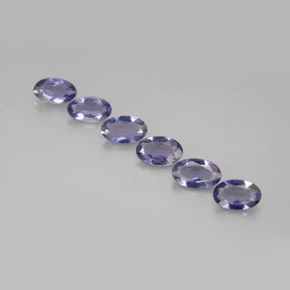 Iolite naturale blu da  ct, taglio ovale, VS
