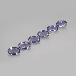 Iolite naturale blu da  ct, taglio ovale, VS