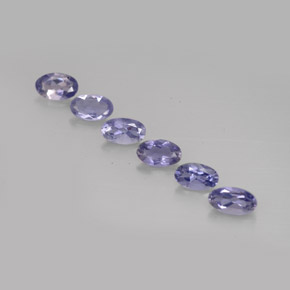 Iolite naturale blu da  ct, taglio ovale, VS