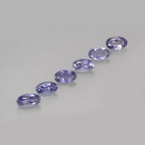 Iolite naturale blu da  ct, taglio ovale, VS