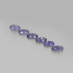 Iolite naturale blu da  ct, taglio ovale, VS