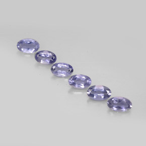 Iolite naturale blu da  ct, taglio ovale, VS