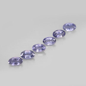 Iolite naturale blu da  ct, taglio ovale, VS