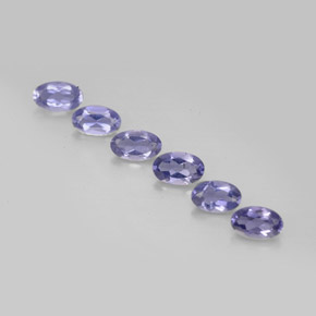 Iolite naturale blu da  ct, taglio ovale, VS