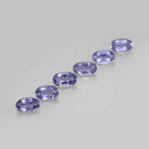 Iolite naturale blu da  ct, taglio ovale, VS