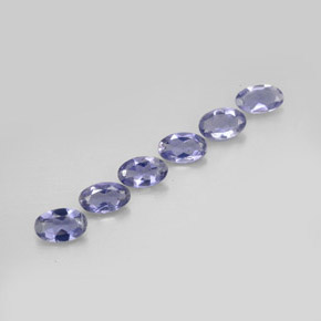 Iolite naturale blu da  ct, taglio ovale, VS