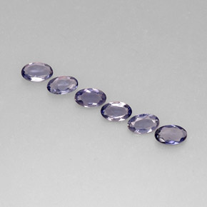 Iolite naturale blu da  ct, taglio ovale, VS