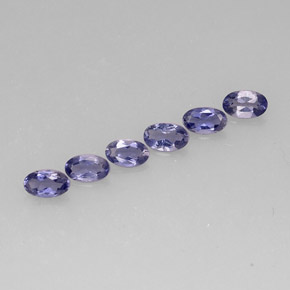 Iolite naturale blu da  ct, taglio ovale, VS