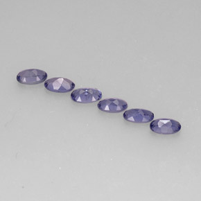 Iolite naturale blu da  ct, taglio ovale, VS