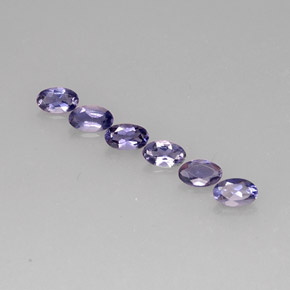 Iolite naturale blu da  ct, taglio ovale, VS
