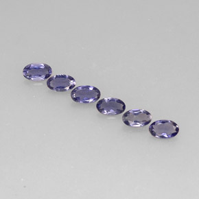 Iolite naturale blu da  ct, taglio ovale, VS