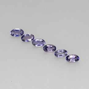 Iolite naturale blu da  ct, taglio ovale, VS