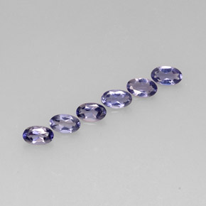 Iolite naturale blu da  ct, taglio ovale, VS