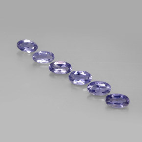 Iolite naturale blu da  ct, taglio ovale, VS