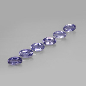 Iolite naturale blu da  ct, taglio ovale, VS