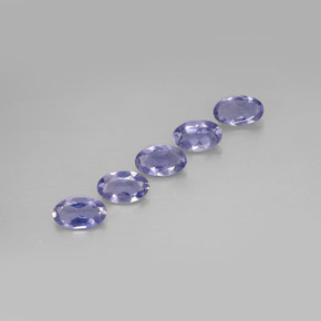 Iolite naturale blu da  ct, taglio ovale, VS